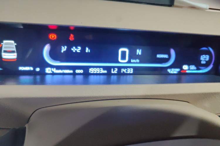 Used Geely Galaxy Panda 2023 Panda Mini 200km Endurance Bear Odometer Close Up