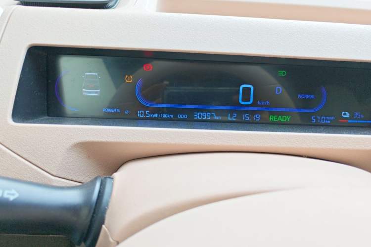 Used Geely Galaxy Panda 2023 Panda Mini 200km Endurance Bear Odometer Close Up