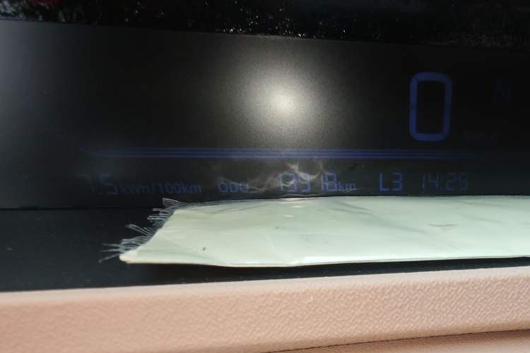 Used Geely Galaxy Panda 2023 Panda Mini 200km Endurance Bear Odometer Close Up