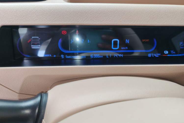 Used Geely Galaxy Panda 2023 Panda Mini 200km Dynamic Bear Odometer Close Up