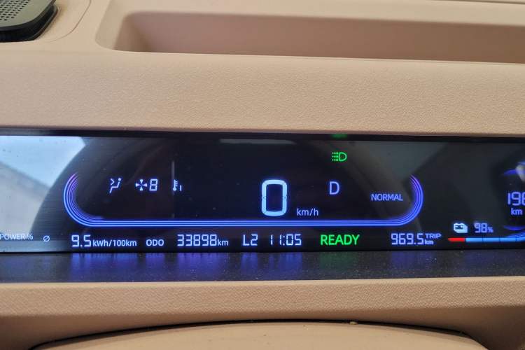 Used Geely Galaxy Panda 2023 Panda Mini 200km Dynamic Bear Odometer Close Up