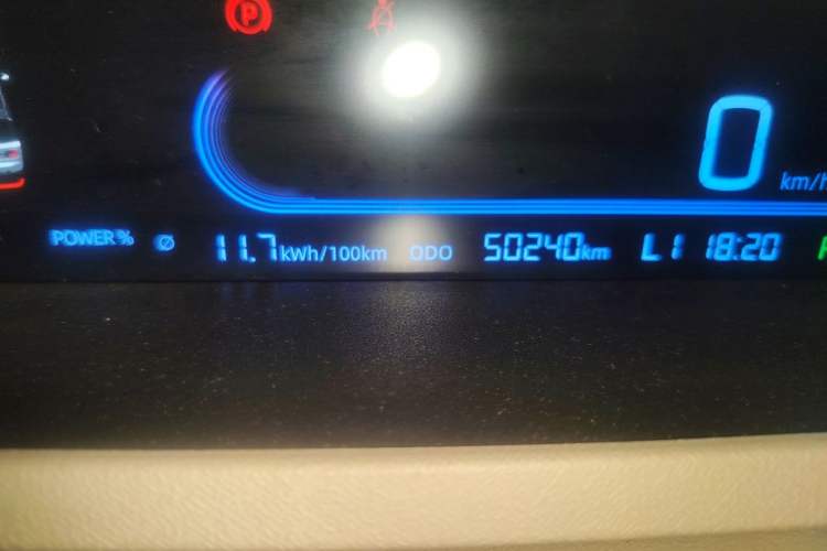 Used Geely Galaxy Panda 2023 Panda Mini 200km Endurance Bear Odometer Close Up