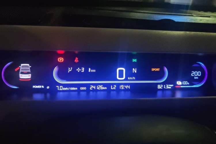 Used Geely Galaxy Panda 2023 Panda Mini 200km Endurance Bear Instrument Cluster