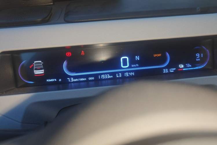 Used Geely Galaxy Panda 2023 Panda Mini 120km Super Cute Bear Instrument Cluster