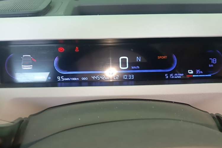 Used Geely Galaxy Panda 2023 Panda Mini 200km Dynamic Bear Instrument Cluster