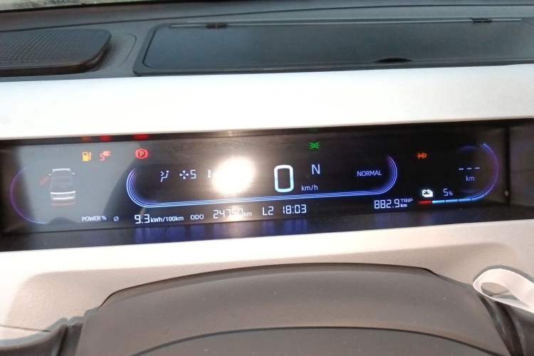 Used Geely Galaxy Panda 2023 Panda Mini 120km Cute Bear Instrument Cluster