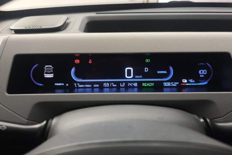 Used Geely Galaxy Panda 2023 Panda Mini 200km Endurance Bear Odometer Close Up