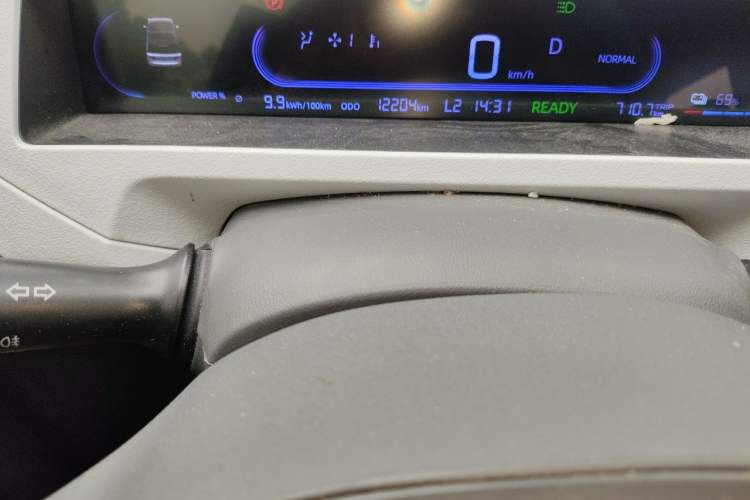 Used Geely Galaxy Panda 2023 Panda Mini 200km Endurance Bear Odometer Close Up