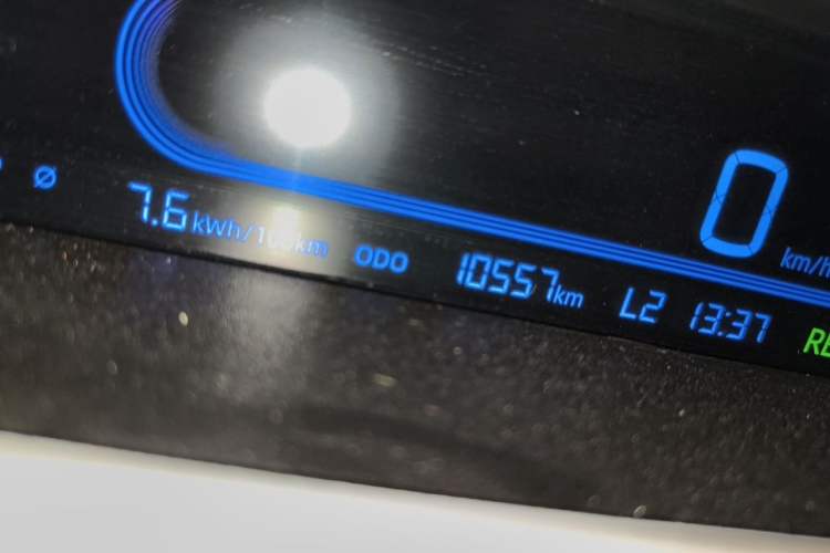 Used Geely Galaxy Panda 2023 Panda Mini 200km Endurance Bear Odometer Close Up