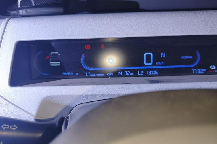 Used Geely Galaxy Panda 2023 Panda Mini 200km Dynamic Bear Odometer Close Up