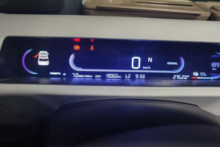 Used Geely Galaxy Panda 2023 Panda Mini 200km Endurance Bear Odometer Close Up