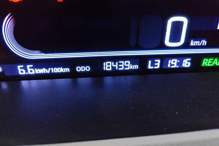 Used Geely Galaxy Panda 2023 Panda Mini 200km Endurance Bear Odometer Close Up