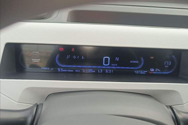 Used Geely Galaxy Panda 2023 Panda Mini 200km Endurance Bear Odometer Close Up