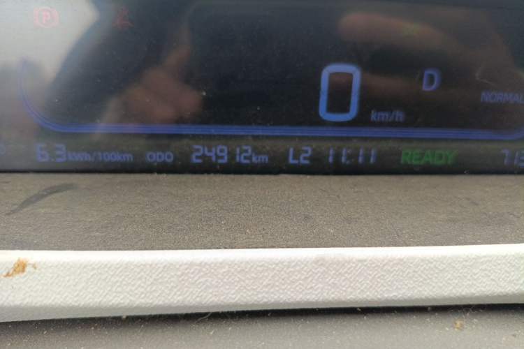 Used Geely Galaxy Panda 2023 Panda Mini 200km Endurance Bear Odometer Close Up