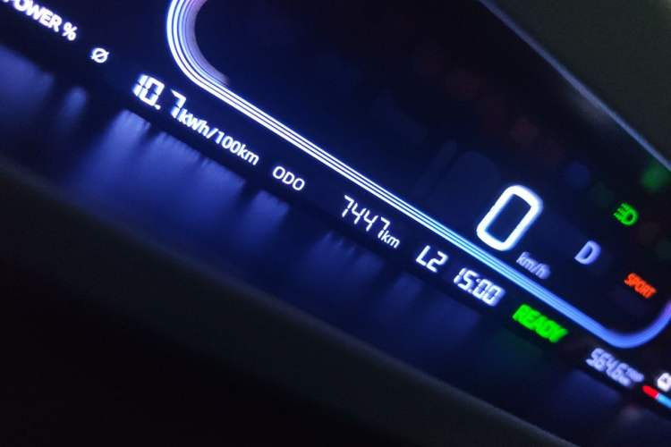 Used Geely Galaxy Panda 2023 Panda Mini 200km Dynamic Bear Odometer Close Up