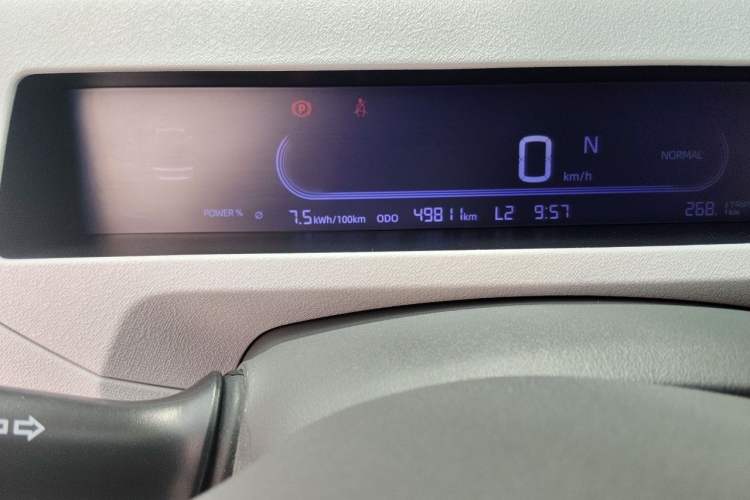 Used Geely Galaxy Panda 2023 Panda Mini 200km Endurance Bear Odometer Close Up
