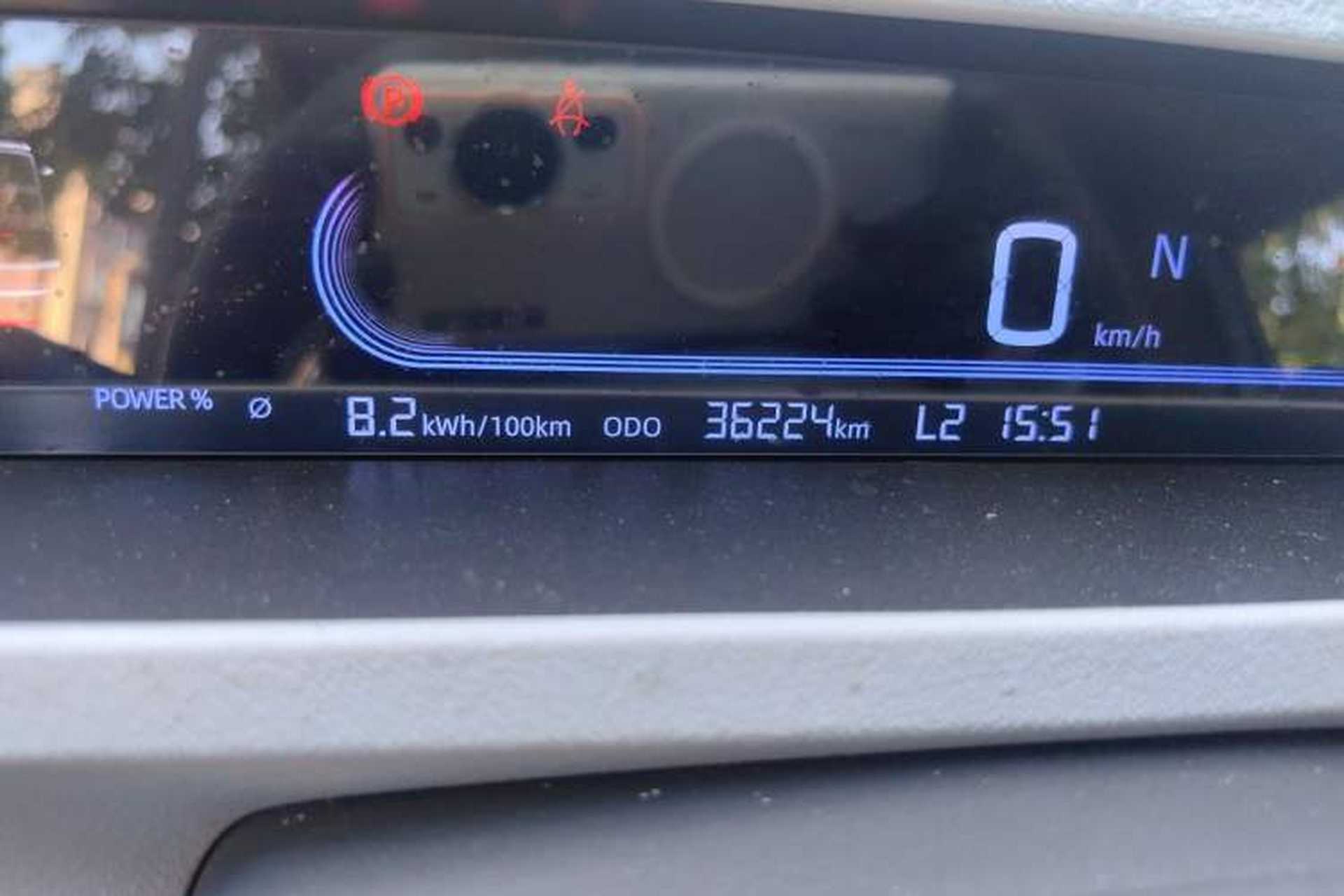 Used Geely Galaxy Panda 2023 Panda Mini 200km Endurance Bear Odometer Close Up