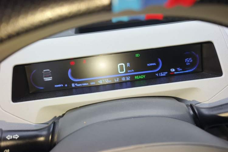 Used Geely Galaxy Panda 2023 Panda Mini 200km Endurance Bear Odometer Close Up