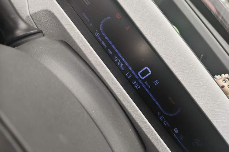 Used Geely Galaxy Panda 2023 Panda Mini 200km Endurance Bear Odometer Close Up