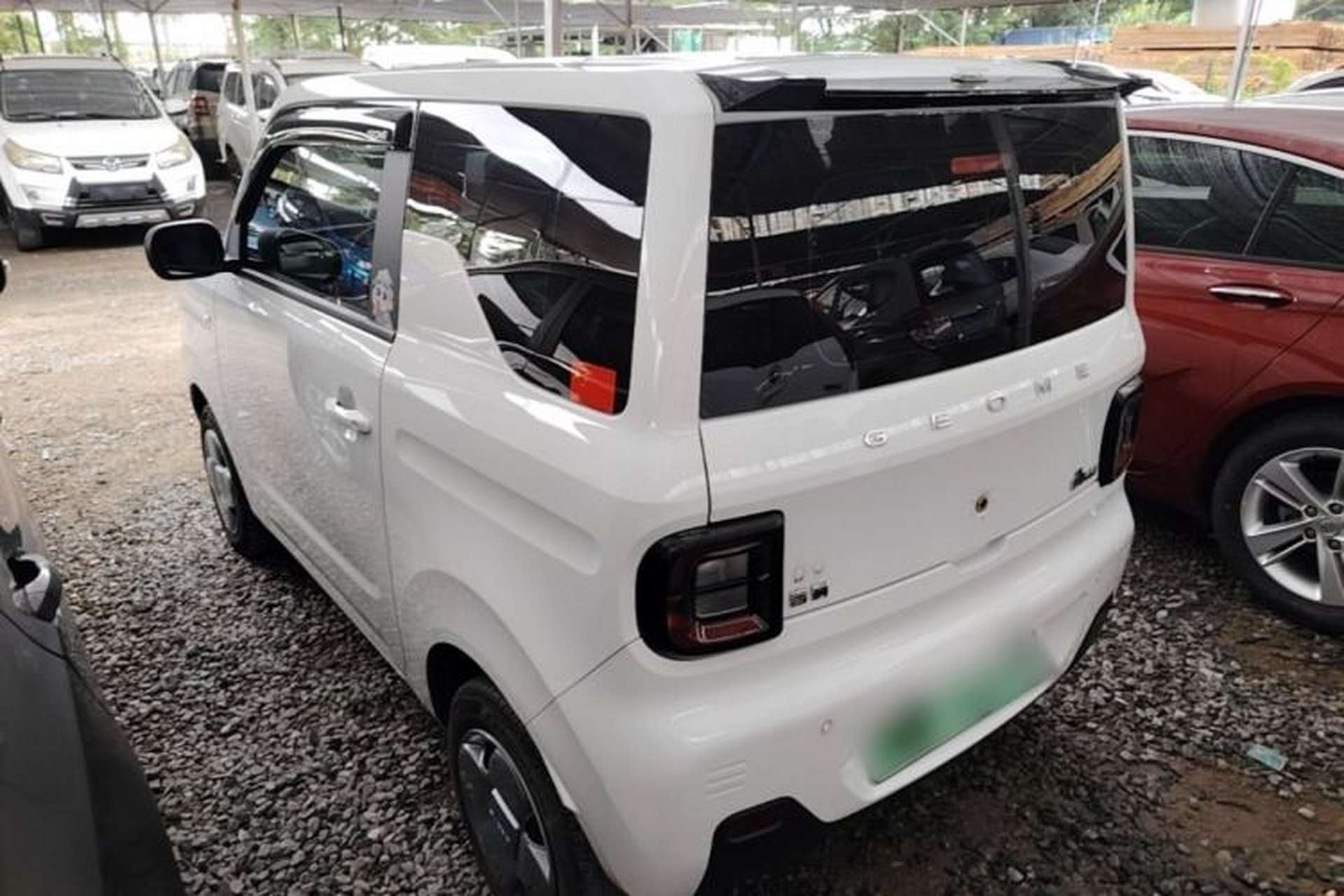 Used Geely Galaxy Panda 2023 Panda Mini 200km Little Yellow Duck Limited Edition — Happy as Can Be Rear Left 45 Deg