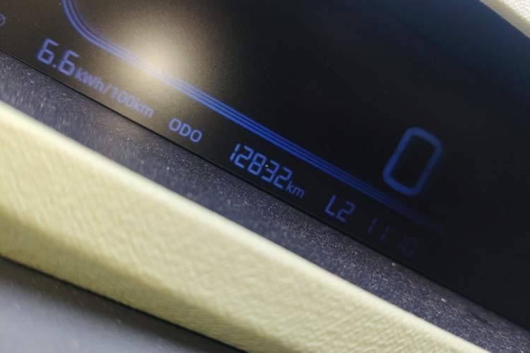 Used Geely Galaxy Panda 2024 Panda Mini 200km Endurance Bear Odometer Close Up