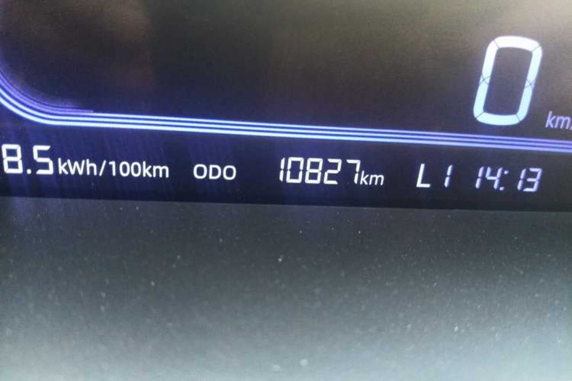 Used Geely Galaxy Panda 2024 Panda Mini 200km Endurance Bear Odometer Close Up