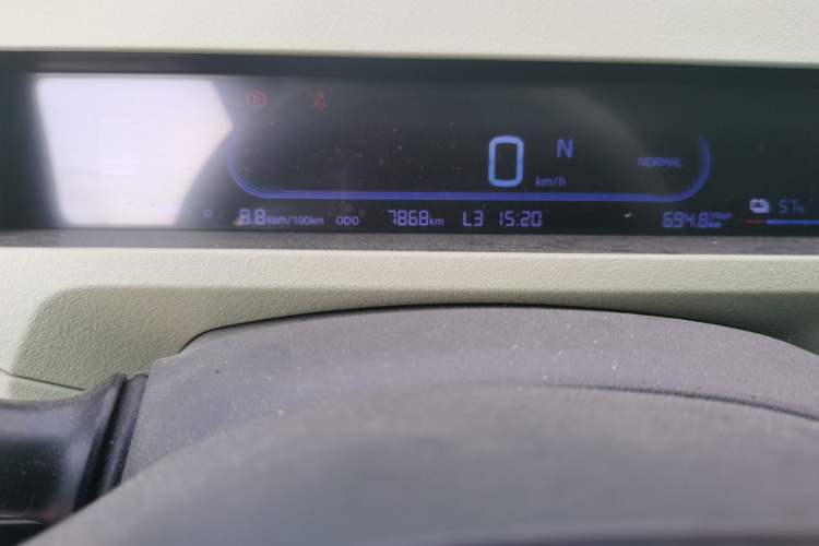 Used Geely Galaxy Panda 2024 Facelifted Panda Mini 200km Dragon Edition Odometer Close Up