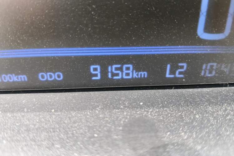 Used Geely Galaxy Panda 2024 Panda Mini 200km Endurance Bear Odometer Close Up
