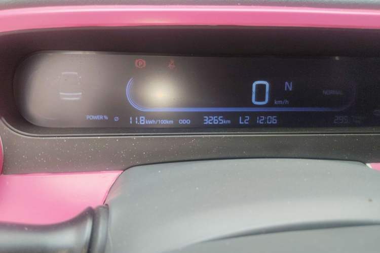 Used Geely Galaxy Panda 2024 200km Panda Rider Odometer Close Up