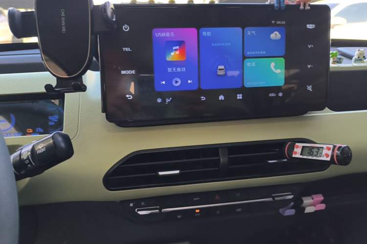 Used Geely Galaxy Panda 2024 Panda Mini 200km Endurance Bear Audio And AC Panel