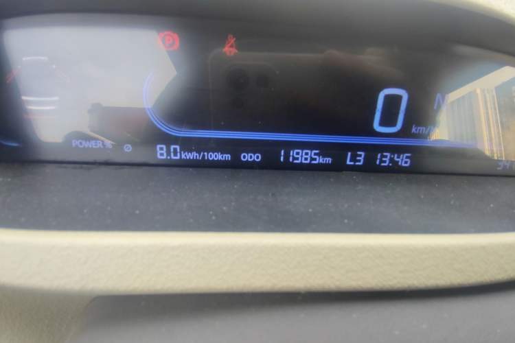 Used Geely Galaxy Panda 2024 200km Panda Rider Odometer Close Up