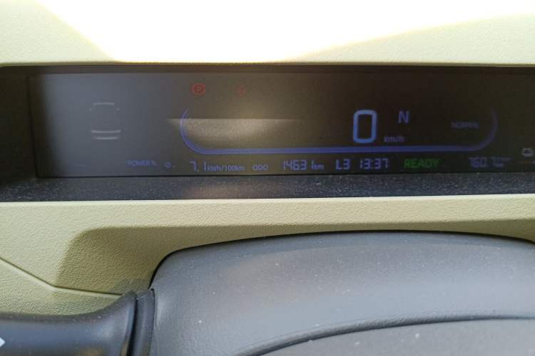 Used Geely Galaxy Panda 2024 200km Panda Rider Odometer Close Up