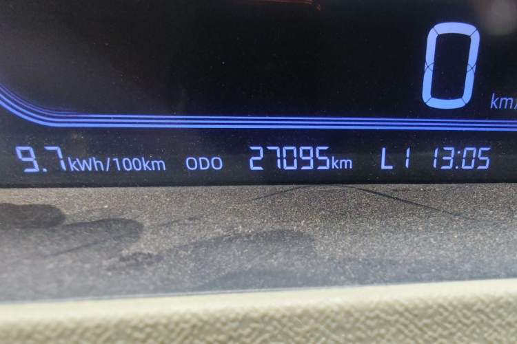 Used Geely Galaxy Panda 2024 200km Panda Rider Odometer Close Up