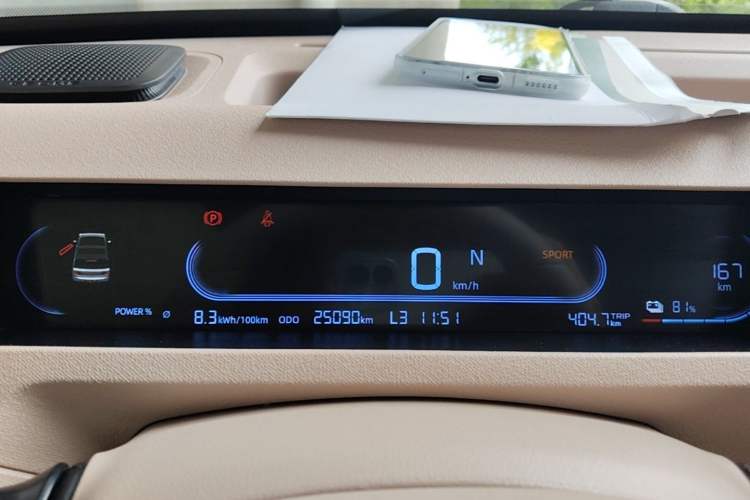 Used Geely Galaxy Panda 2024 Panda Mini 200km Endurance Bear Instrument Cluster