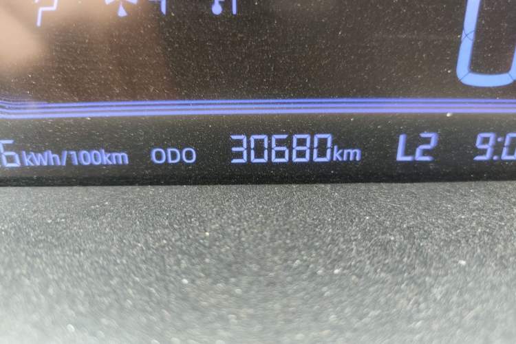 Used Geely Galaxy Panda 2024 Panda Mini 200km Endurance Bear Odometer Close Up