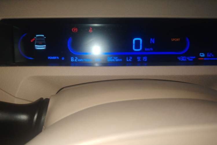 Used Geely Galaxy Panda 2024 Panda Mini 200km Endurance Bear Odometer Close Up
