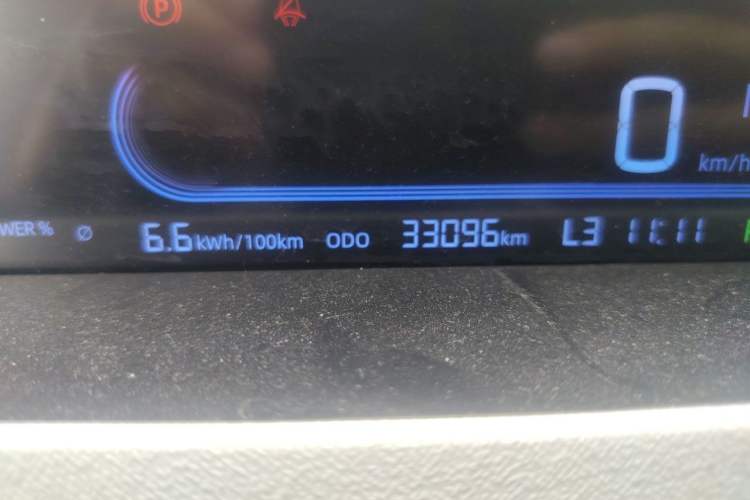 Used Geely Galaxy Panda 2024 Panda Mini 200km Endurance Bear Odometer Close Up