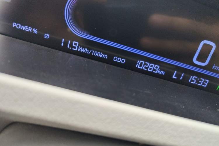 Used Geely Galaxy Panda 2024 200km Panda Rider Odometer Close Up
