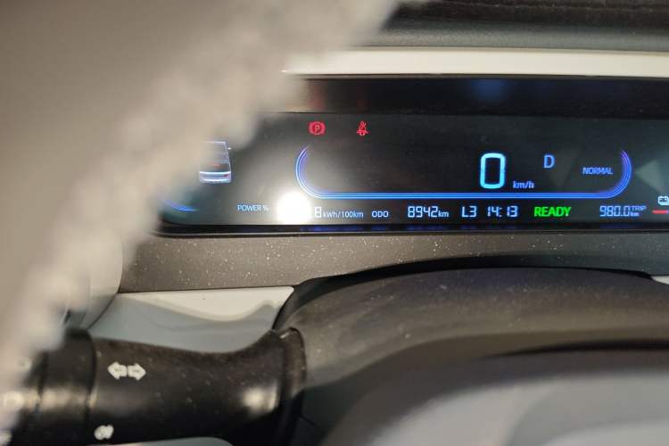 Used Geely Galaxy Panda 2024 200km Panda Rider Odometer Close Up
