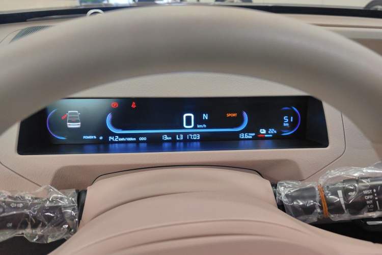 Used Geely Galaxy Panda 2024 Panda Mini 200km Endurance Bear Odometer Close Up