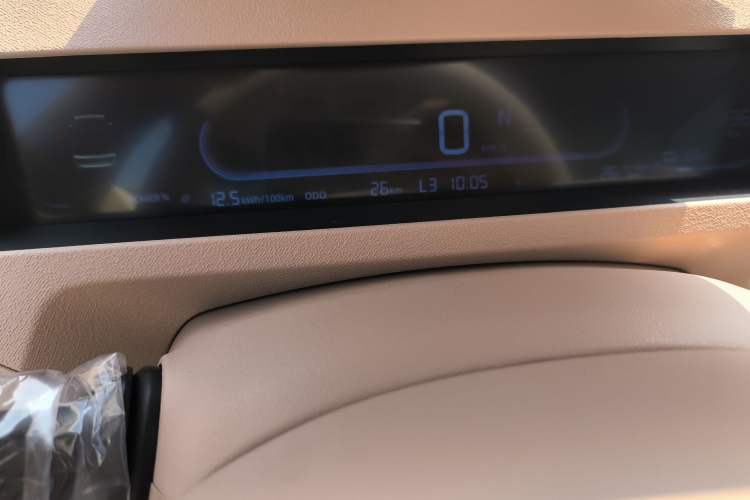 Used Geely Galaxy Panda 2024 Panda Mini 200km Endurance Bear Odometer Close Up