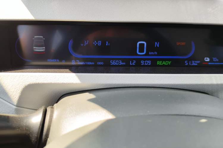 Used Geely Galaxy Panda 2024 200km Panda Kart Odometer Close Up