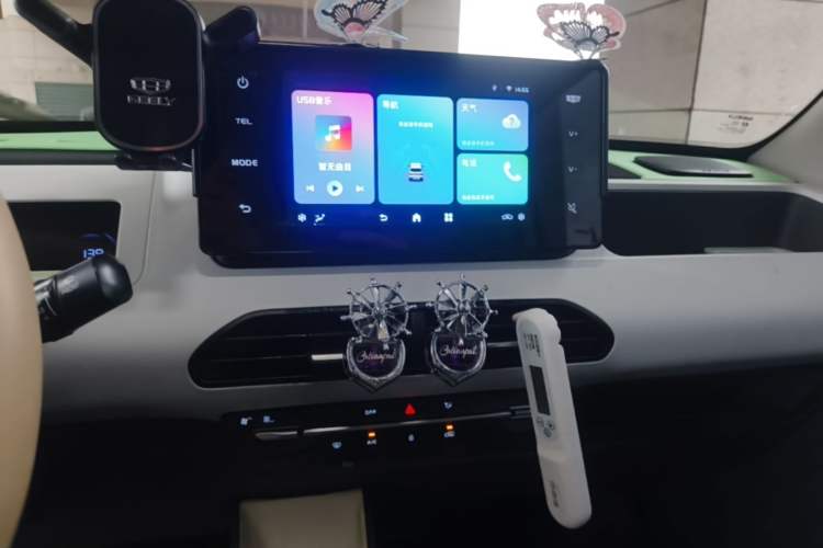 Used Geely Galaxy Panda 2024 Panda Mini 200km Endurance Bear Audio And AC Panel