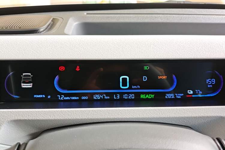 Used Geely Galaxy Panda 2024 Panda Mini 200km Endurance Bear Instrument Cluster