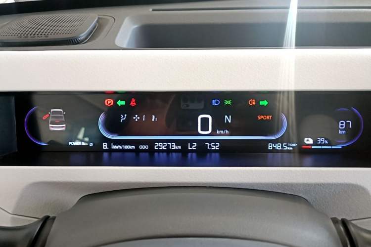 Used Geely Galaxy Panda 2024 200km Panda Kart Instrument Cluster