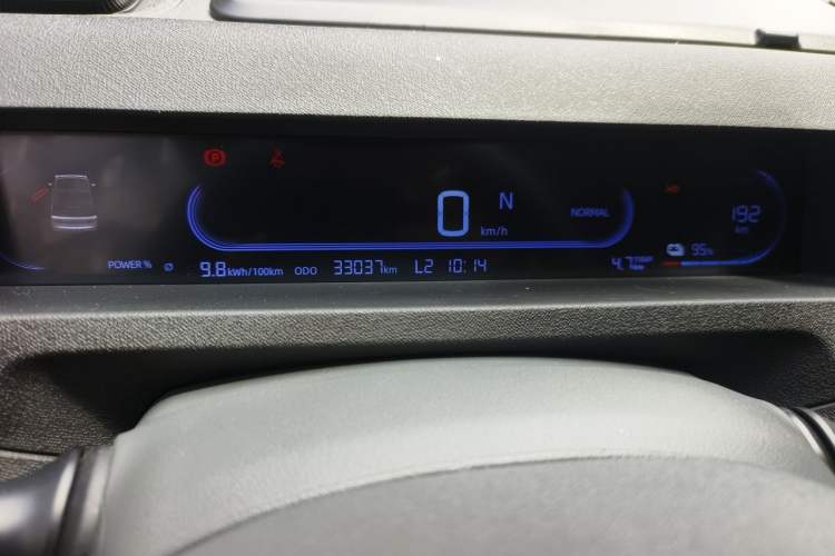 Used Geely Galaxy Panda 2024 Panda Mini 200km Endurance Bear Odometer Close Up