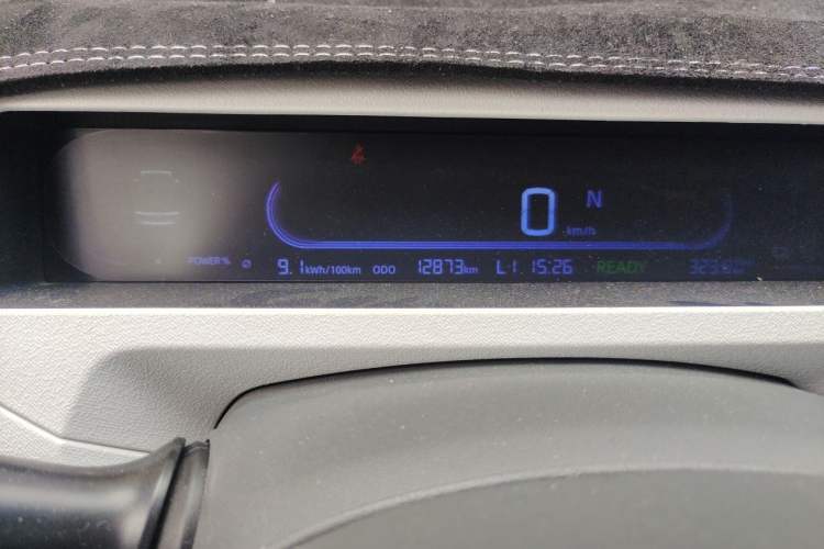 Used Geely Galaxy Panda 2024 Panda Mini 200km Endurance Bear Odometer Close Up