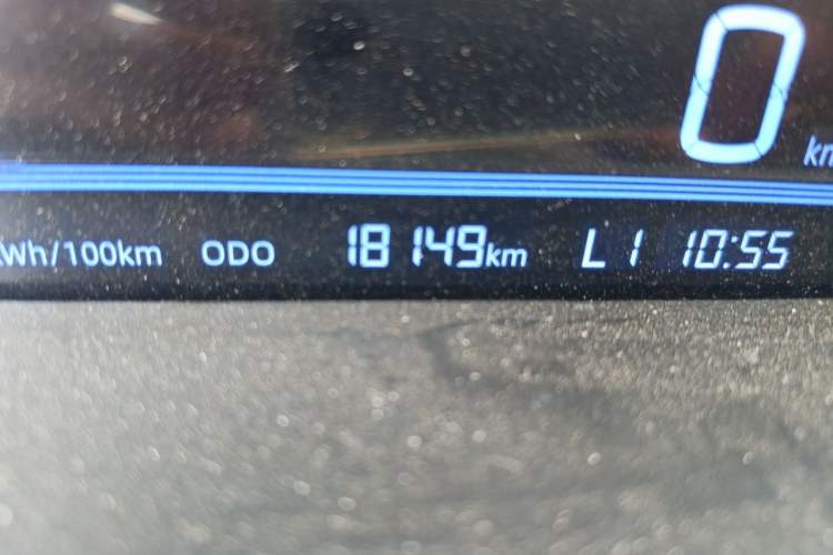 Used Geely Galaxy Panda 2024 200km Panda Kart Odometer Close Up