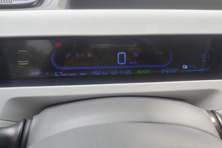 Used Geely Galaxy Panda 2024 Panda Mini 200km Longteng PRO Edition Odometer Close Up