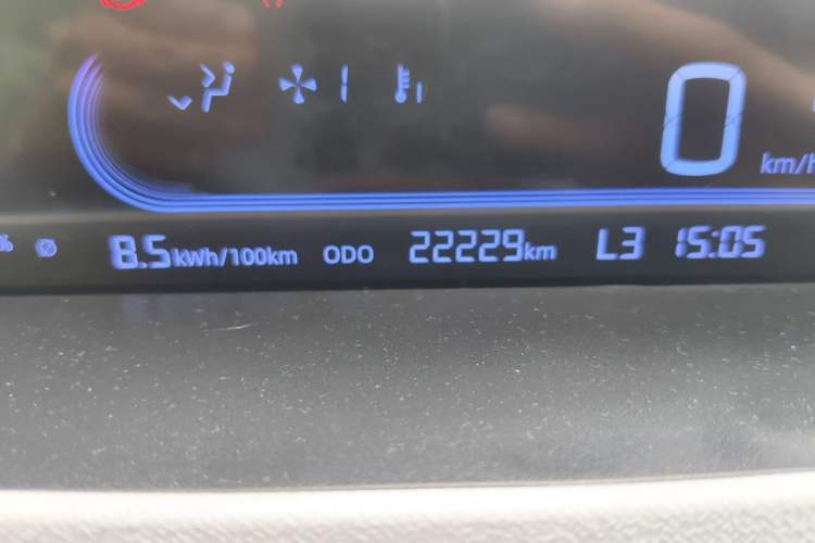 Used Geely Galaxy Panda 2024 200km Panda Rider Odometer Close Up